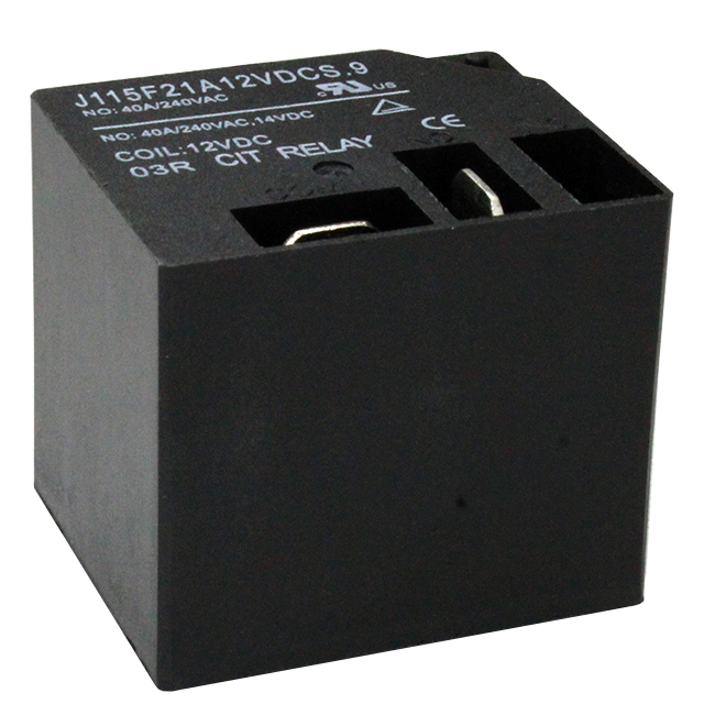 J115F21A12VDCS.9 CIT Relay and Switch  Power Relays Over 2 Amps